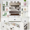 White Dressing Table & Mirror + Drawers Stool Vanity Makeup Set UK 6