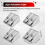 4pcs Magnesium Pencil Sharpener Survival Multi-Function Alloy 9