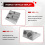 4pcs Magnesium Pencil Sharpener Survival Multi-Function Alloy 7
