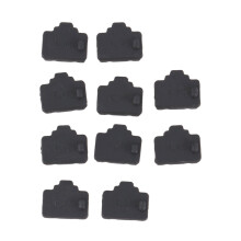 Ethernet-Hub-Port RJ45 Anti-Staub-Abdeckung Kappe Schutzstecker 10Pcs Schwarz