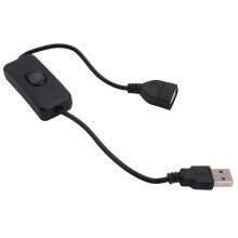 Cavo di prolunga USB A maschio-femmina con interruttore di accensione/spegnimento