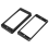 2Pcs Flat Humbucker Pickup Mounting Ring Frame ABS for Electric Guitar 2