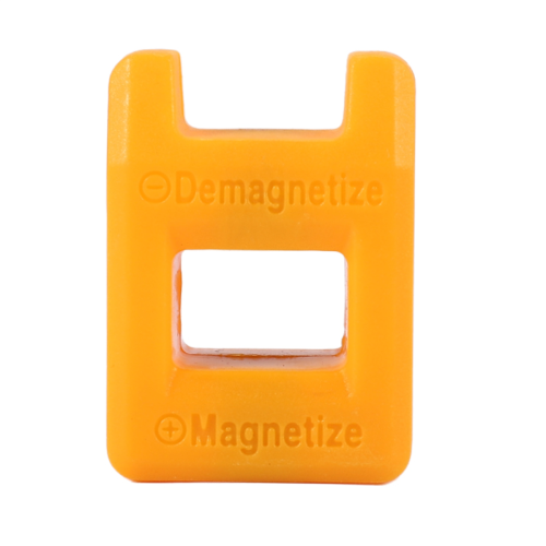 Screwdriver Magnetizer Degaussing Demagnetizer Magnetic Practical Pick Up Tool Color:Yellow 1
