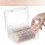 Small Storage Box with Lid Plastic Clear Container Empty Mini Organiser for Items 3