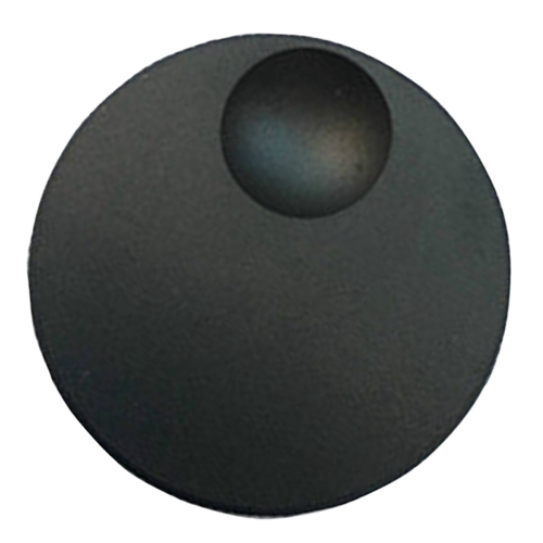 Matte Universal Convenient 32x13mm 6mm Hole Black Solid Aluminum Volume Potentiometer Control Knob 2