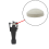 Drum Hammer Pad White Felt Semi-Circular Accessories 3