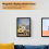10PCS A4 Magnetic Art Frames, Self Adhesive Picture Frame Frames Display 5