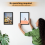 10PCS A4 Magnetic Art Frames, Self Adhesive Picture Frame Frames Display 6