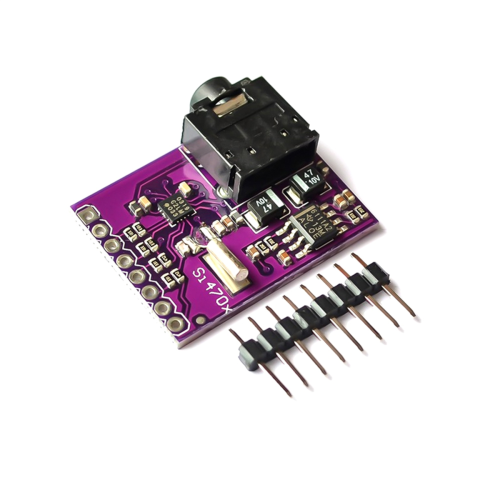 Si4703 FM Tuner Evaluation Board Digital Radio Broadcast Data Processing Module for AVR ARM PIC with Pins