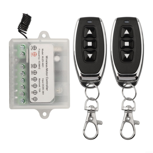 Motor Remote Control Switch, DC8-36 V for Linear Drives, 10 A Control, 433 MHz 1