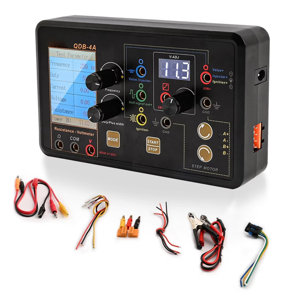 Photos - Car Service Station Equipment New QDB-4A Automotive Ignition Coil Tester Idle Stepper Motor Solenoid Valve Injector Actuator Driver Car Oxygen