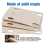 3 Piece Guitar Neck Pad, Made of Solid Maple, Protective Pad for Bolt-on 6