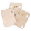 3 Piece Guitar Neck Pad, Made of Solid Maple, Protective Pad for Bolt-on 2