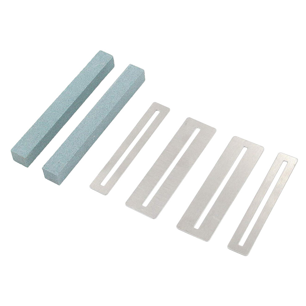 Guitar Cleaning Tool 2 Set Fingerboard Polish Fret File Guards Grinding Stone Fretboard Protector for Bass Luthier Tool(Green)-image-OPC-PJZ9MSC-NEW