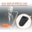 Rubber Clarinet Saxophone Mouthpiece Cap Protect Delicate Tip Black 5