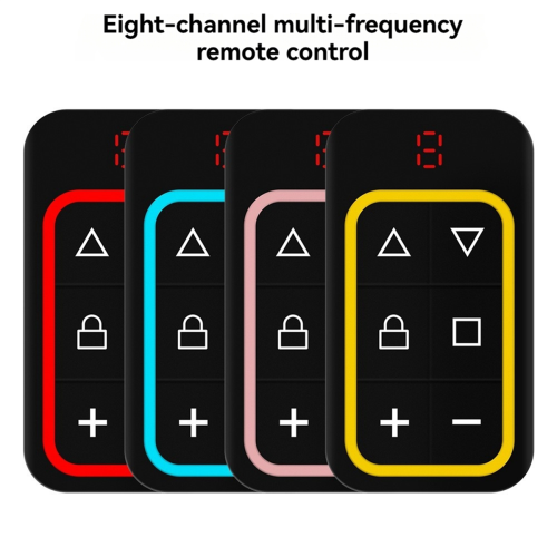 8CH Multi Frequency Garage Door Remote Control 270-868MHZ Copy Automatically Identify Red 2