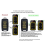8CH Multi Frequency Garage Door Remote Control 270-868MHZ Copy Automatically Identify Red 7