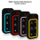 8CH Multi Frequency Garage Door Remote Control 270-868MHZ Copy Automatically Identify Red 5