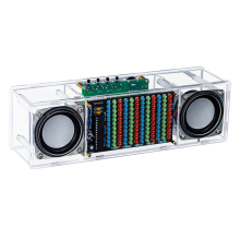 DIY Bluetooth Speaker Kit Electronic LED Music Spectrum Dual Channel Soldering Practice 3W 8002 Amplifier