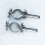 Boot Edelstahl Row Lock Side Mount Line Oar Socket Marine Yacht (2 Pro Packung) 3
