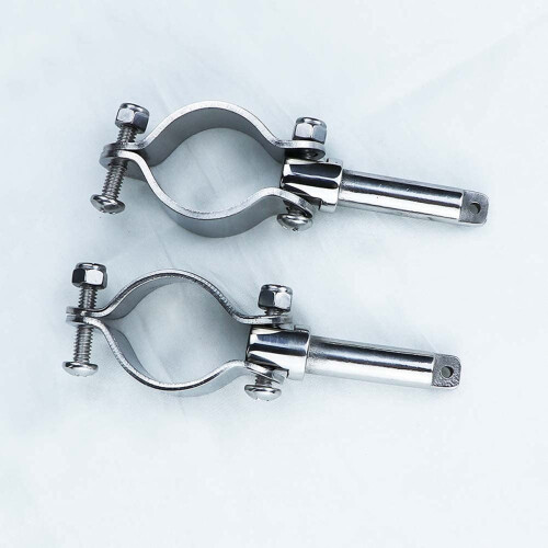 Boot Edelstahl Row Lock Side Mount Line Oar Socket Marine Yacht (2 Pro Packung) 2