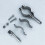 Boot Edelstahl Row Lock Side Mount Line Oar Socket Marine Yacht (2 Pro Packung) 7
