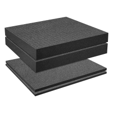 PCS Pick Apart Foam Insert Pluck Pre Square Sheet mit Boden Verwendung für Brettspielboxen Aufbewahrungsschublade A