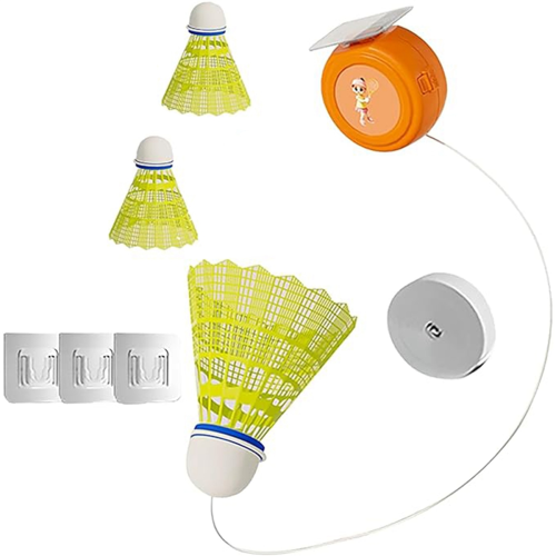 Badminton-Trainingsgerät, Rebound-Trainer, elastisches Set, tragbares Gerät A 1