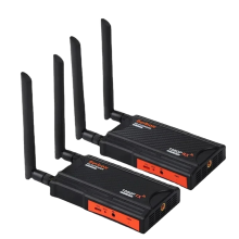 Extensor inalámbrico de 5,8 GHz y 200 m, compatible con transmisor y receptor de vídeo, divisor de 1 a 4, para compartir pantalla con cámara de PC.