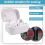 Automatic Bobbin Winder with Auto Stopper, Large Spool Thread Holder for Sewing Machine Winding Use 9