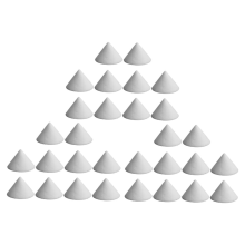 30pcs Ceramic Nail Fireplace Tools Pottery Kiln Cones Cone Supports Built God Tough Clay Support