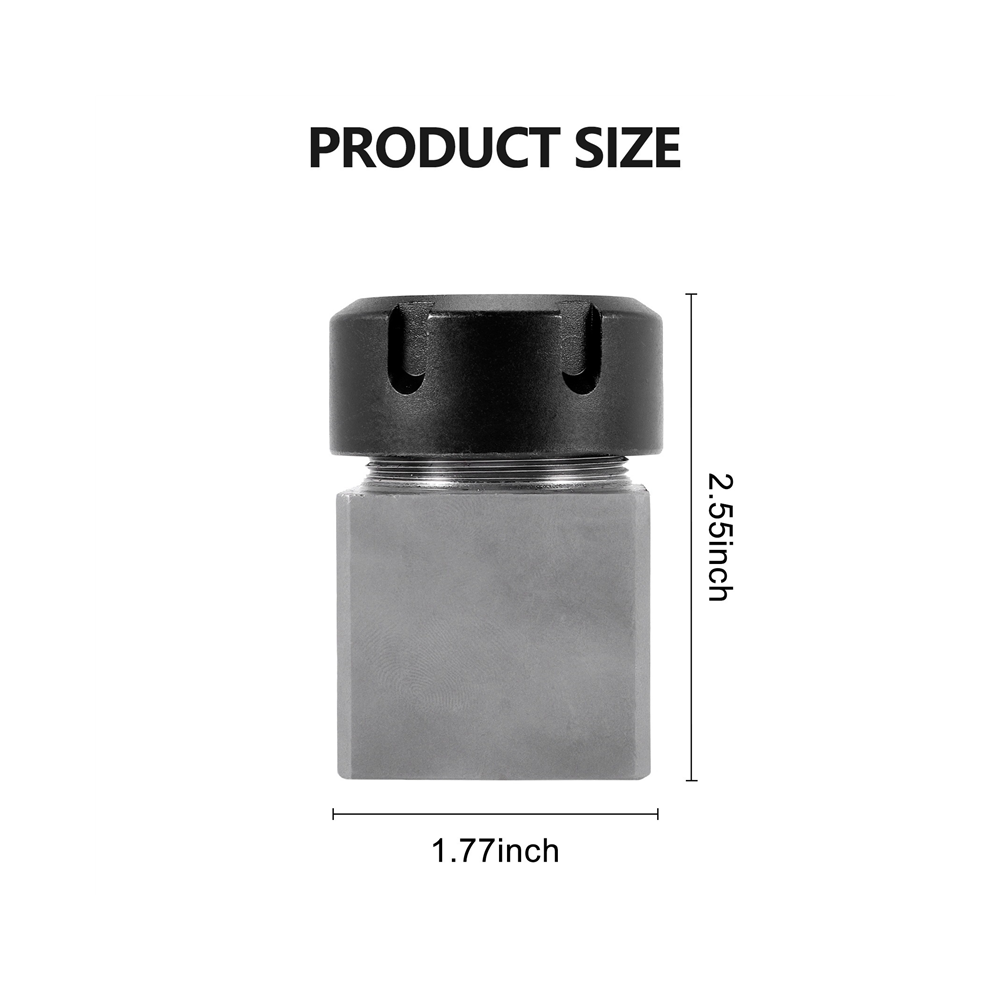 Er32 Collet Chucks Block Set Of 2 Square And Hex Workholding Holder For Cnc Lathe 4852097202074