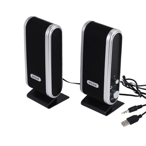 NEW 120W USB Power Desktop Computer Notebook Audio Speaker 3.5mm Earphone Jack