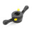40mmx3mm Wheel Balancer Quick Release Wing Nut with Pressure Cup Shaft 4
