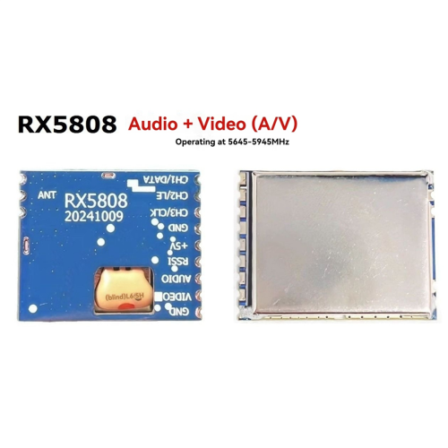 5.8Ghz RX5808 Wireless Audio Video Receiver Module 8CH with SPI Mode 2