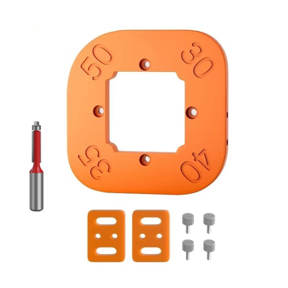 Woodworking Router Corner Radius Templates Jig Routing Curved Corners Milling Circular Radian Hardness Tool R30-R50 4852097204849