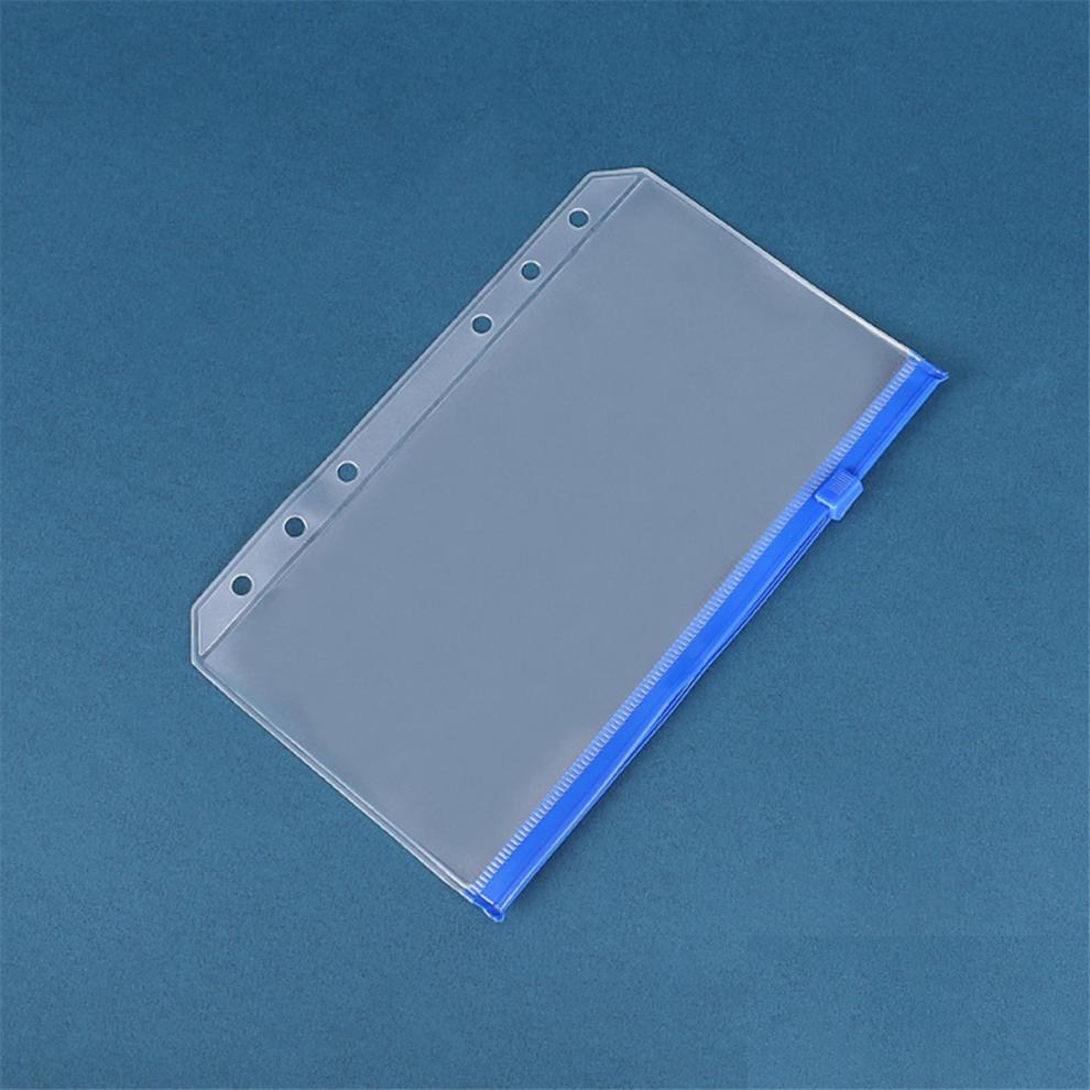 Photos - Notebook 12Pcs A6 6-Hole Binder Pocket Waterproof PVC Budget Envelopes Zipper Pouches for  Planner Journey Binders
