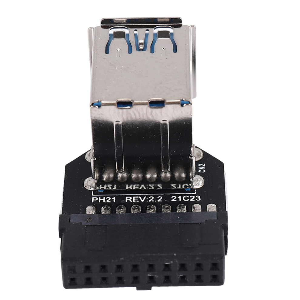Photos - Card Reader / USB Hub 20Pin to Dual USB3.0 Adapter Connverter Desktop Motherboard 19 Pin/20P Header 2 Ports USB a Female Connector,PH21