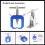 2Pcs Motor Pinion Gear Puller Remover Tools Set Rc Tool Universal 9