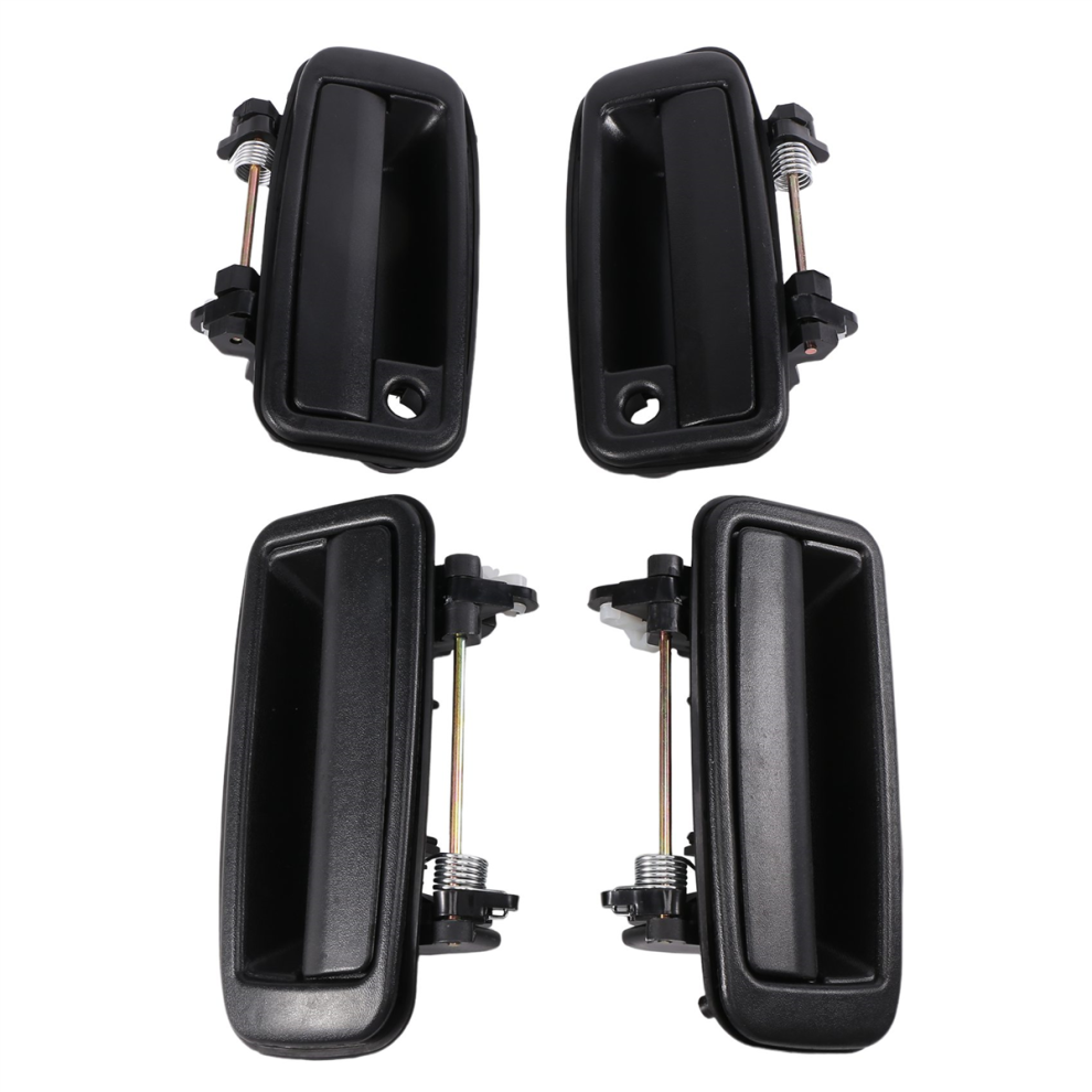 4 Pcs(Front Rear Left Right)Outside Outer Exterior Door Handle For 1988-1992 69210-12110 69220-12110 4852097211618