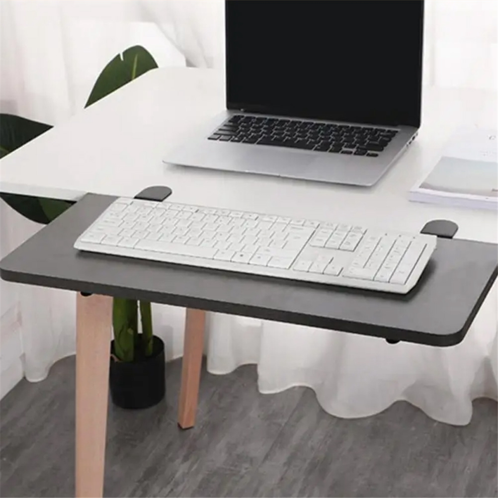 2Pcs Foldable Bracket Computer Keyboard Desk Extender Support Arm Stand Folding Desktop For Laptop Monitor 4852097216132