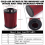 70MM High Flow Car Air Filter E-2993 Cold Intake for Focus Escape -OFI106 5