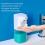 350ml Automatic Foaming Soap Dispenser with Infrared Sensor Touchless Liquid 4 Gears for Bathroom 7