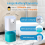 350ml Automatic Foaming Soap Dispenser with Infrared Sensor Touchless Liquid 4 Gears for Bathroom 4