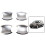 for -V 2007-2011 High Quality Car Door Handle Cup Bowl Cover 6