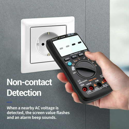 -300AB Digital Multimeter Wireless Technology Ammeter True RMS Auto Rang Intelligent Analog Voltmeter Capacitor Tester 2