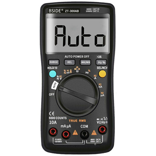 -300AB Digital Multimeter Wireless Technology Ammeter True RMS Auto Rang Intelligent Analog Voltmeter Capacitor Tester