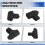 Mini 2.4G Wireless Finger Ring Mouse Ergonomic Handheld Optical Travel Mice(Black) 10