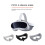 Eye Pad for 4 Silicone Replacement Face Mask Protective Case Anti-Sweat Accessories(Grey) 6