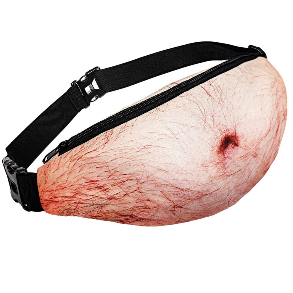 Funny Gift Gifts, 3D Men Beer Belly Dad Bag Waist Packs,Waterproof Fanny Pack 4852097217672